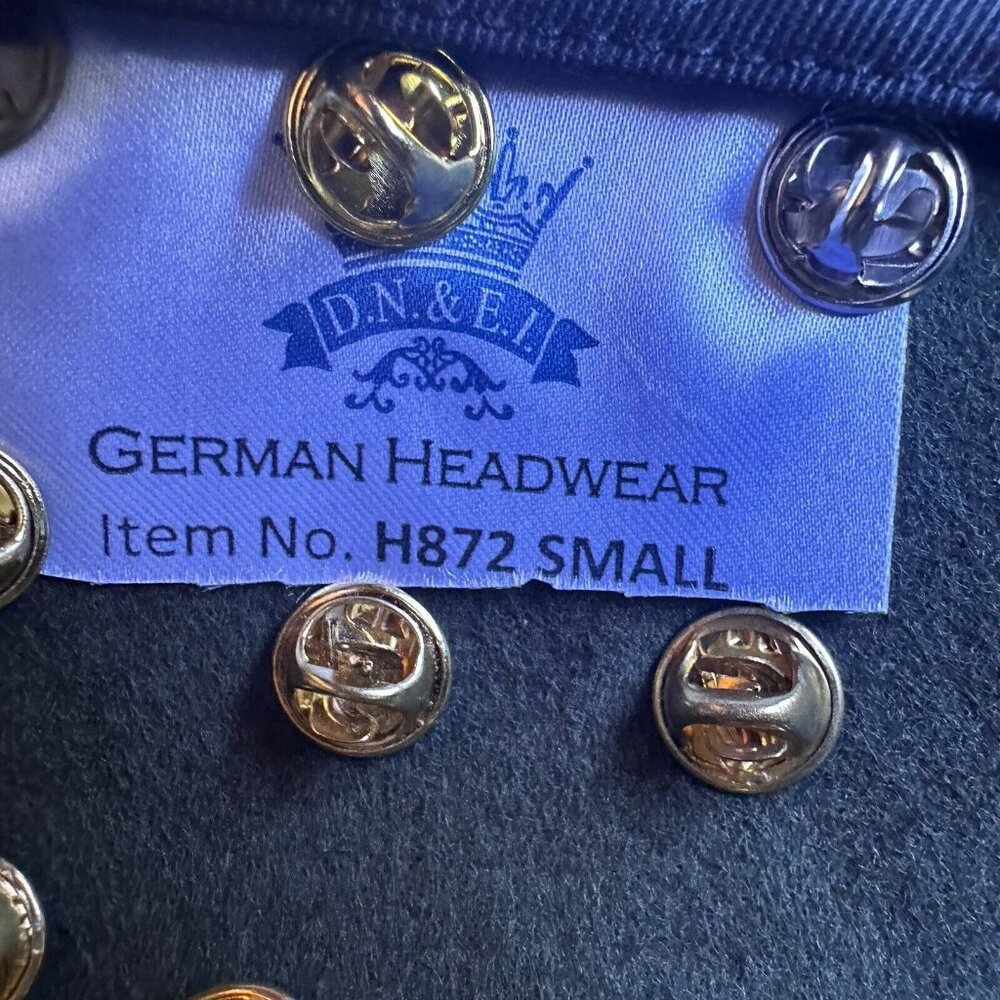 VTG Bavarian Wool Hat H872 Small Oktoberfest Alpine‎ Tyrolean German Travel Pins - Picture 11 of 12